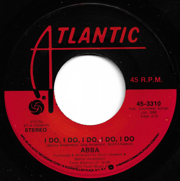 ABBA : I Do, I Do, I Do, I Do, I Do (7", Single, PL)