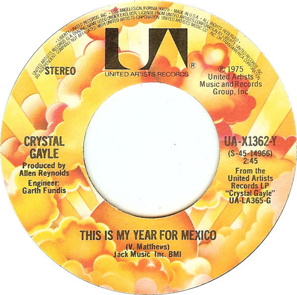 Crystal Gayle : Heart Mender (7", Win)