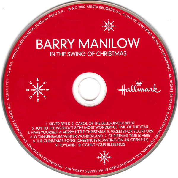 Barry Manilow : In The Swing Of Christmas (CD, Album)