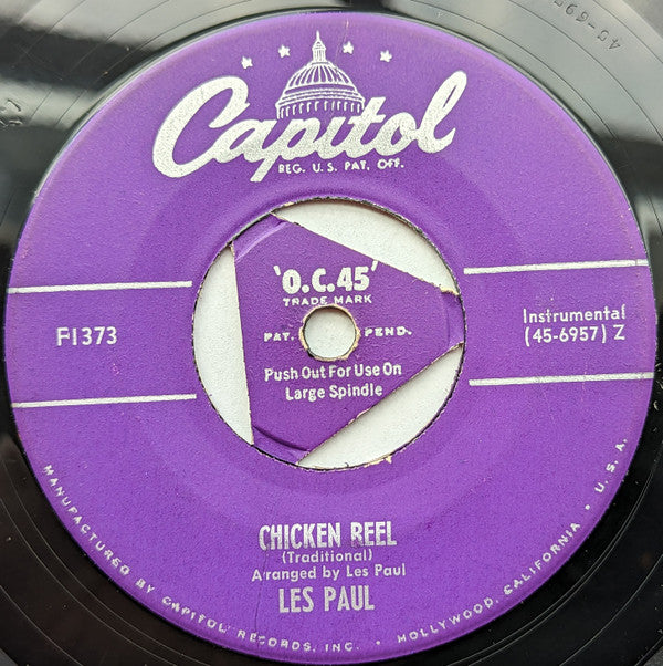 Les Paul With Mary Ford* / Les Paul : Mockin' Bird Hill / Chicken Reel (7", Single)