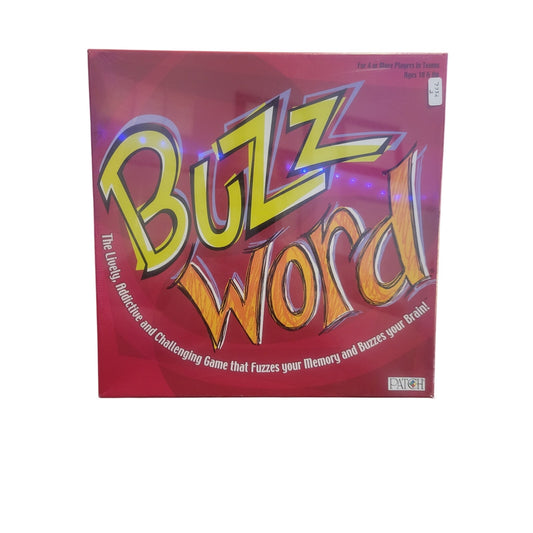 Buzz Word Board Game - RARE Factory Sealed Collector's Item - Mint Condition