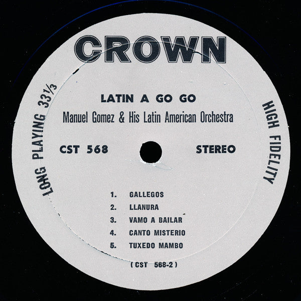 Manuel Gomez And His Latin-American Orchestra* : Latin A-Go-Go (LP)