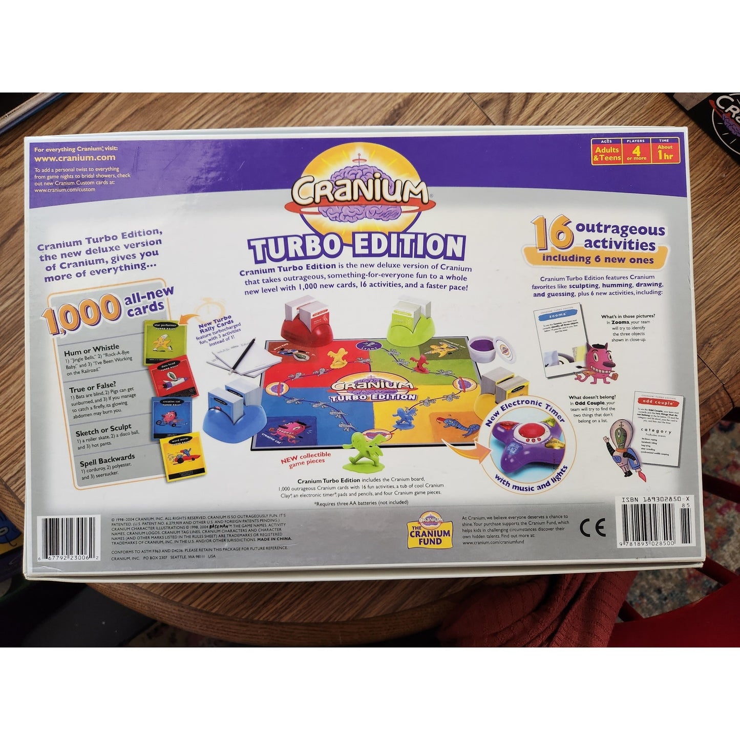 Cranium Turbo Edition - Fun Family Party Game - Used & Ready to Play!