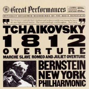 Tchaikovsky* – Bernstein*, New York Philharmonic : 1812 Overture / Marche Slave / Romeo And Juliet Overture (CD, Comp, RE)