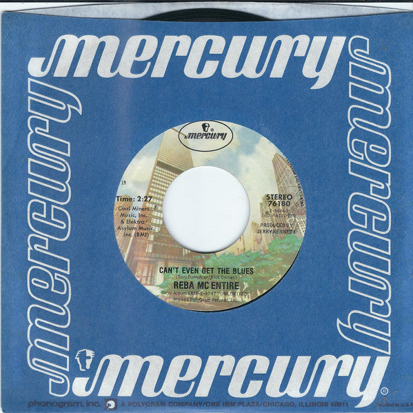 Reba McEntire : Can't Even Get The Blues  (7", Single, Styrene, Bes)