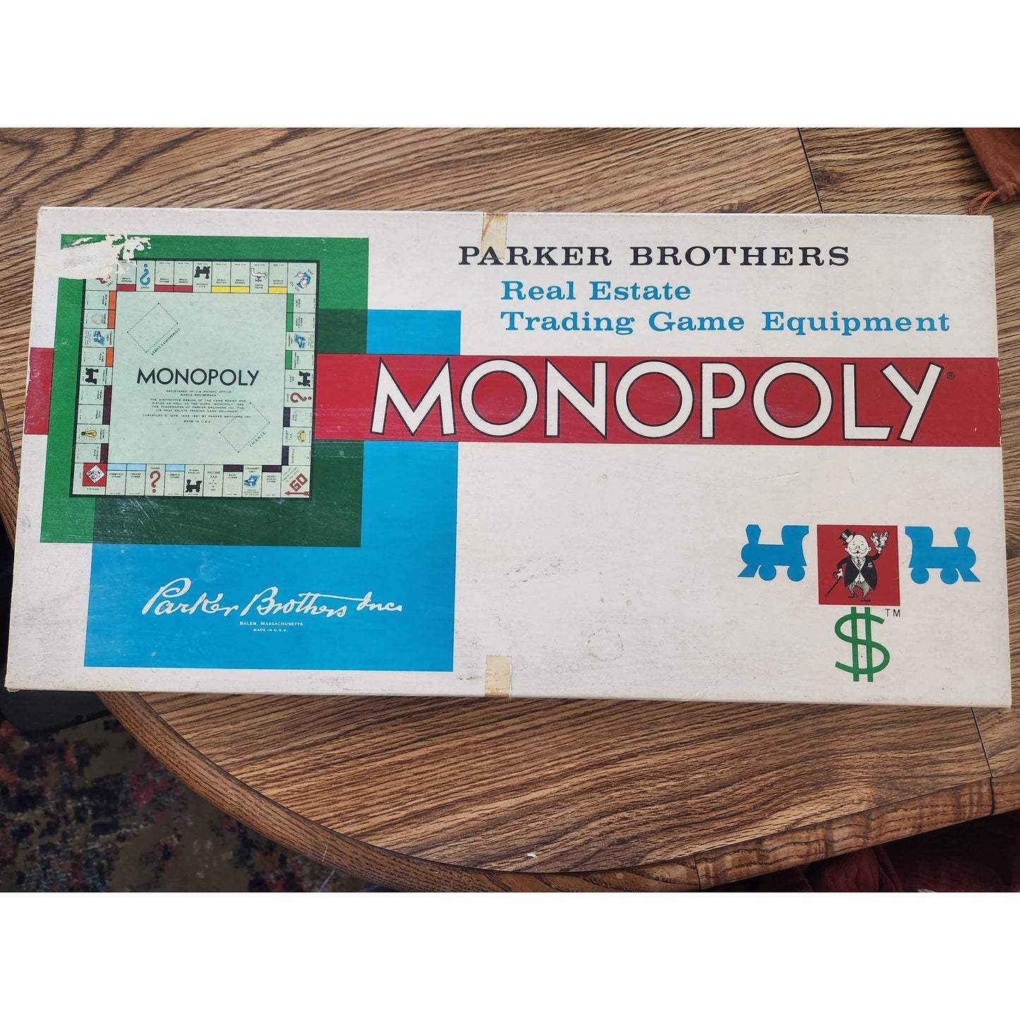 Vintage 1950s-60s Monopoly Game - Parker Brothers Classic Collector's Edition!
