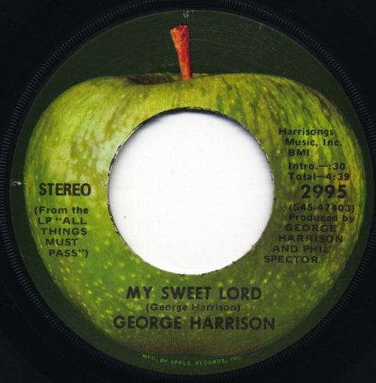 George Harrison : My Sweet Lord  (7", Single)