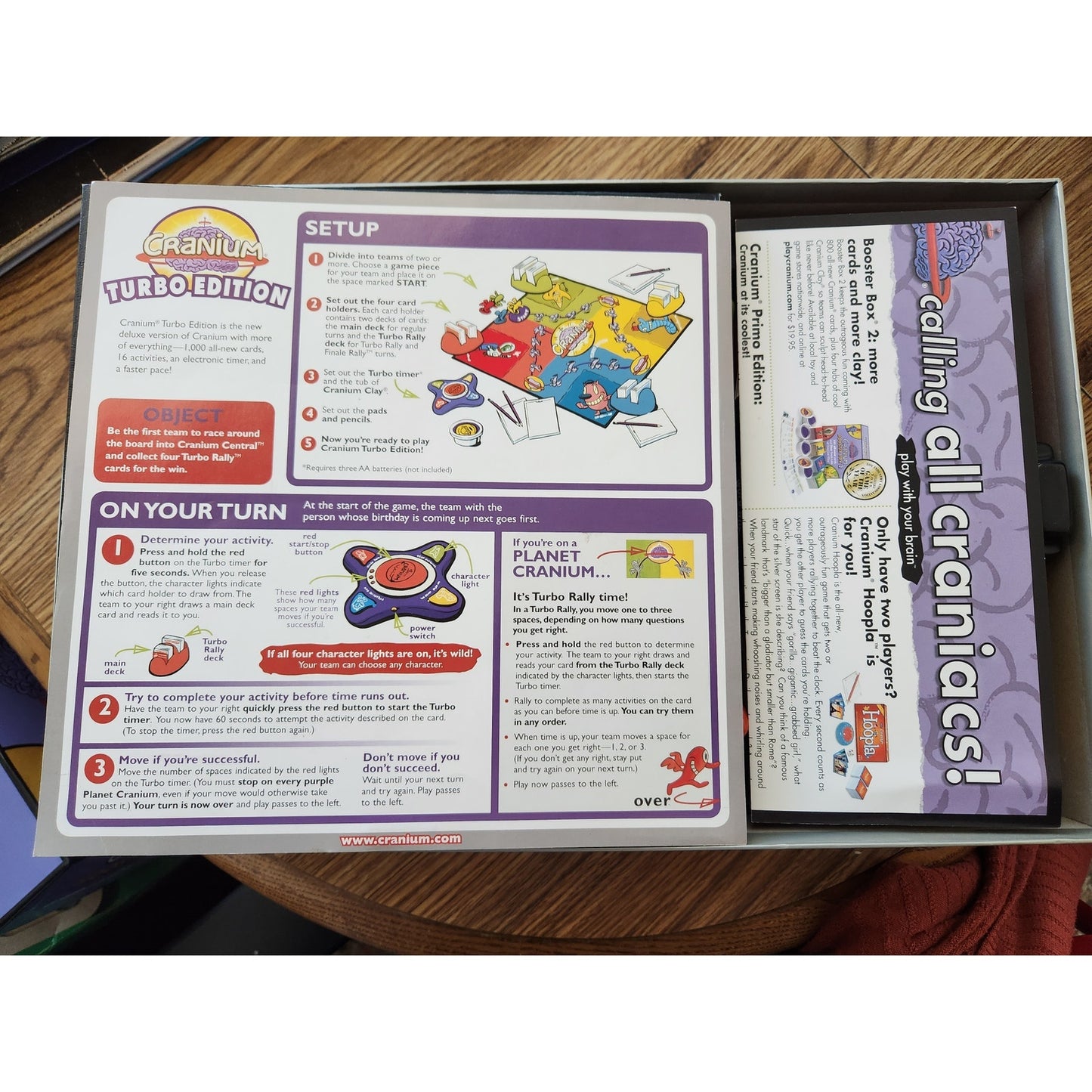 Cranium Turbo Edition - Fun Family Party Game - Used & Ready to Play!