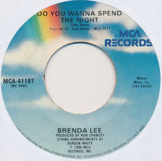 Brenda Lee : The Cowgirl And The Dandy (7", Single, Glo)