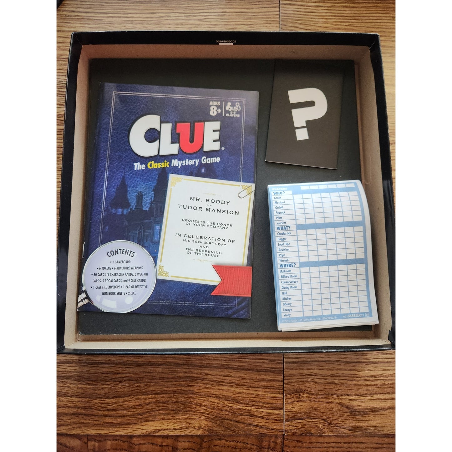 Clue, Classic Mystery Board Game - Used, Appears Complete & Ready for Sleuthing!