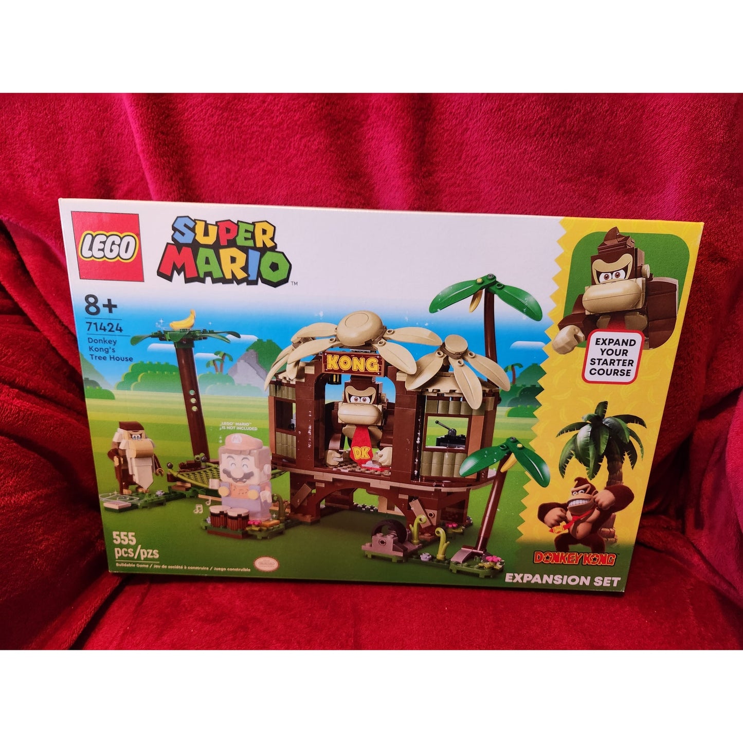 LEGO Super Mario Donkey Kong's Tree House Expansion Set (71424) - Sealed