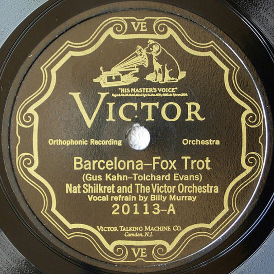 Nat Shilkret And The Victor Orchestra : Barcelona / On The Riviera (Shellac, 10")