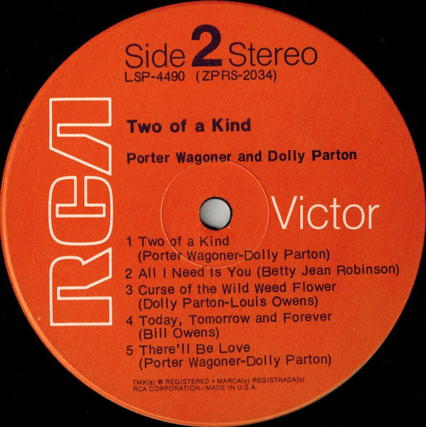 Porter Wagoner & Dolly Parton* : Two Of A Kind (LP, Album)