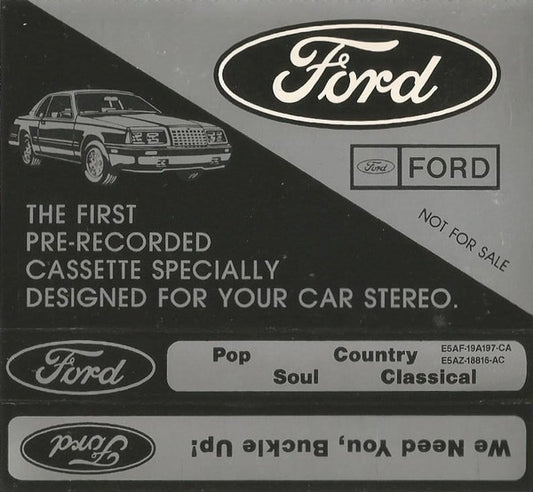 Various : The First Pre-recorded Cassette Specially Designed For Your Car Stereo (Cass, Comp, Promo)