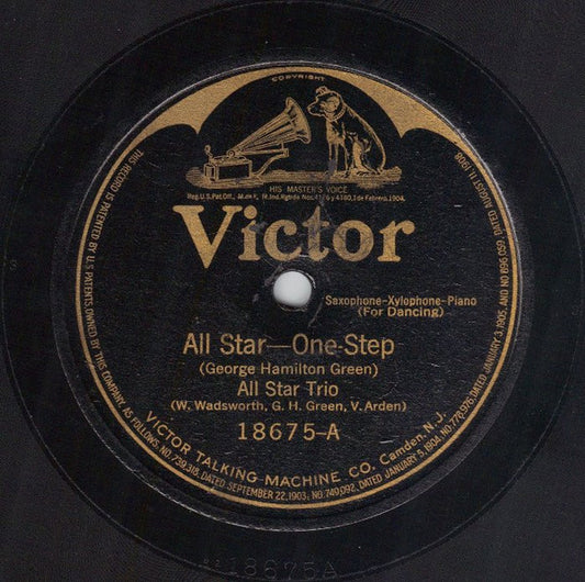 All Star Trio : All Star / Hy'n Dri (Shellac, 10")