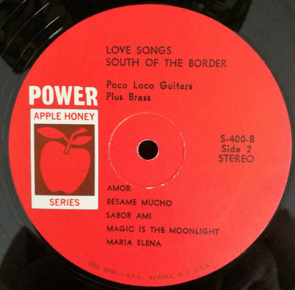 Poco Loco Guitars Plus Brass : Love Songs South of The Border (LP, Album)
