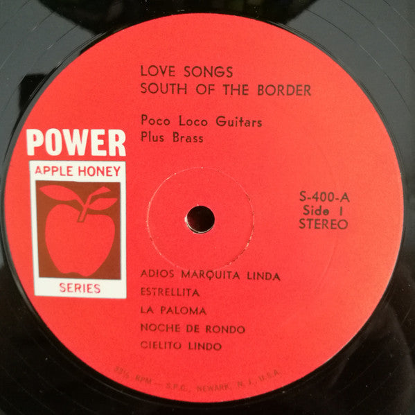 Poco Loco Guitars Plus Brass : Love Songs South of The Border (LP, Album)