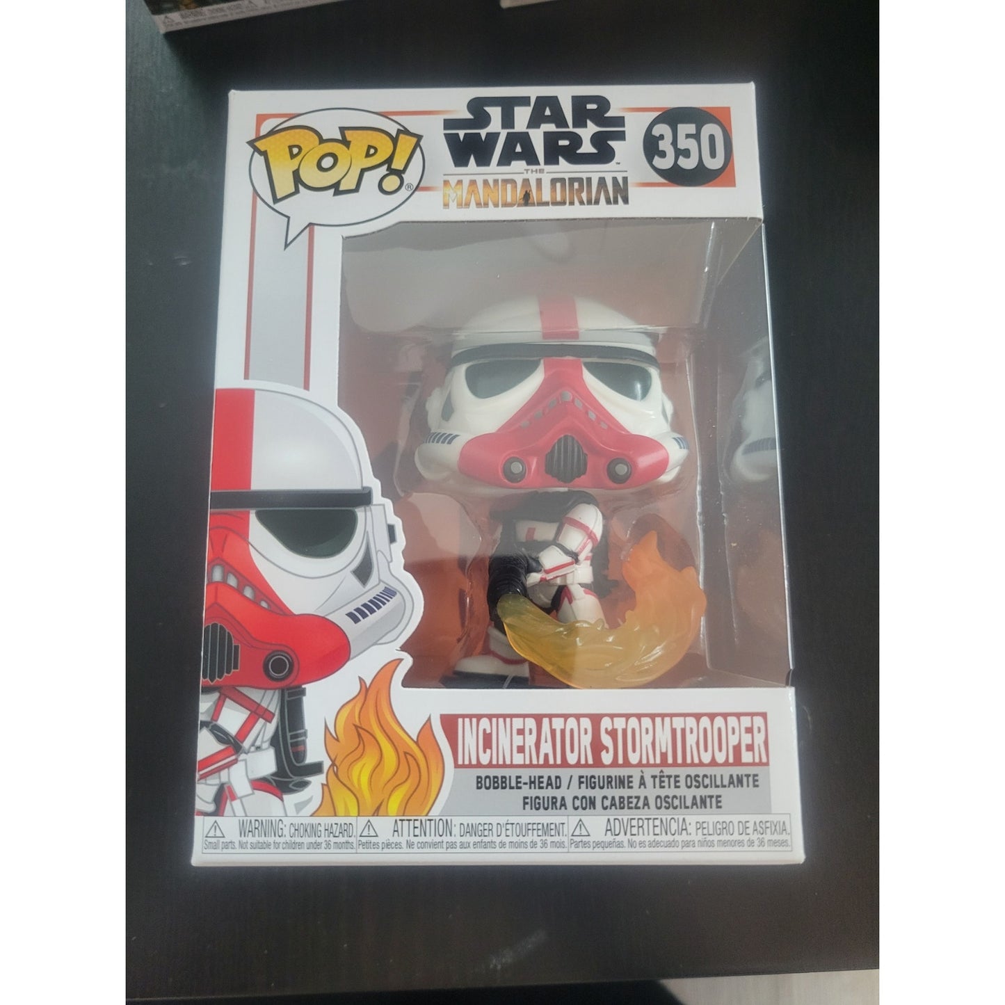 Funko Pop Star Wars #350 Incinerator Stormtrooper – Mandalorian – Mint Condition!