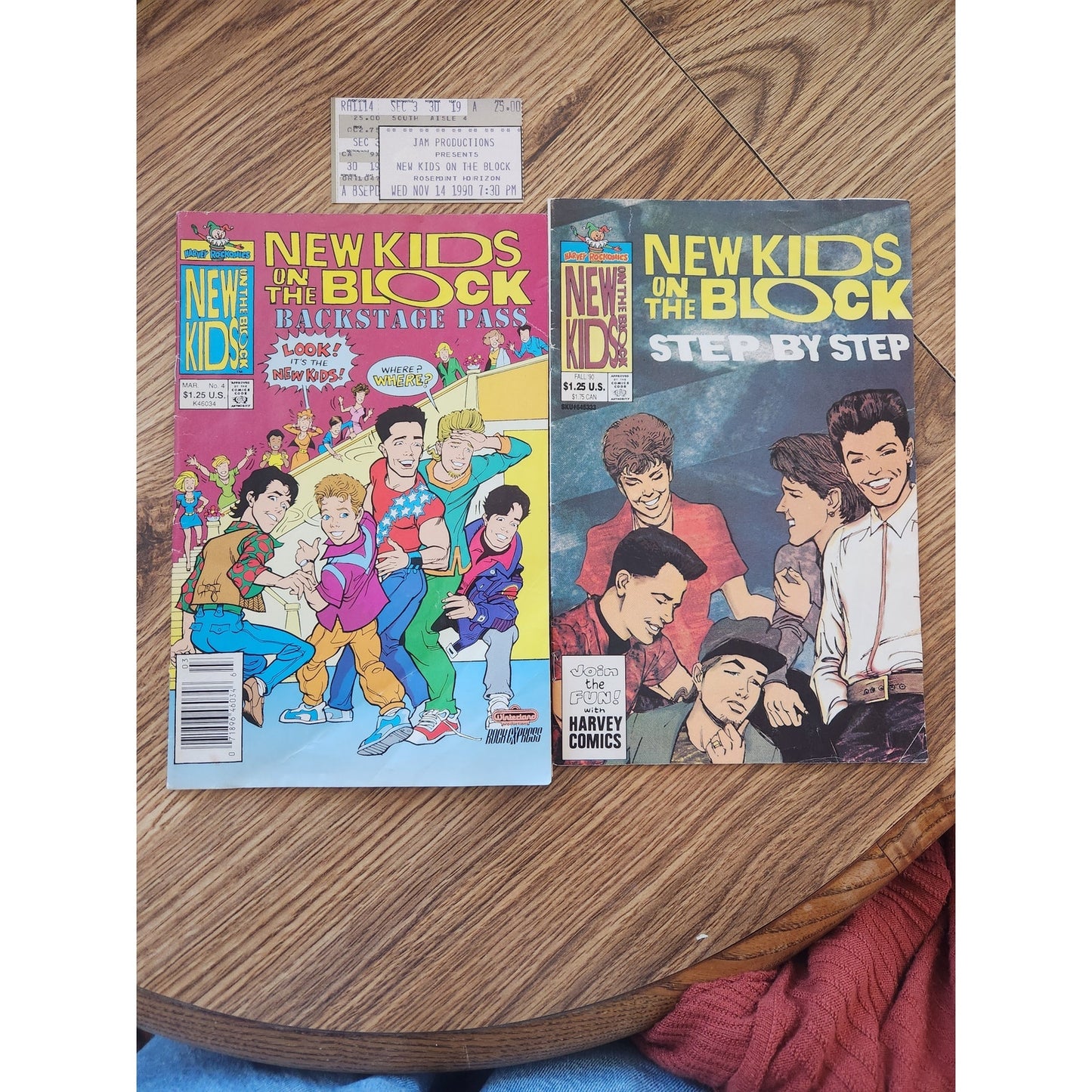 New Kids on the Block Collection – Board Game, Scrapbook, Comics, & Ticket Stubs