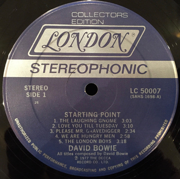David Bowie : Starting Point (LP, Comp)