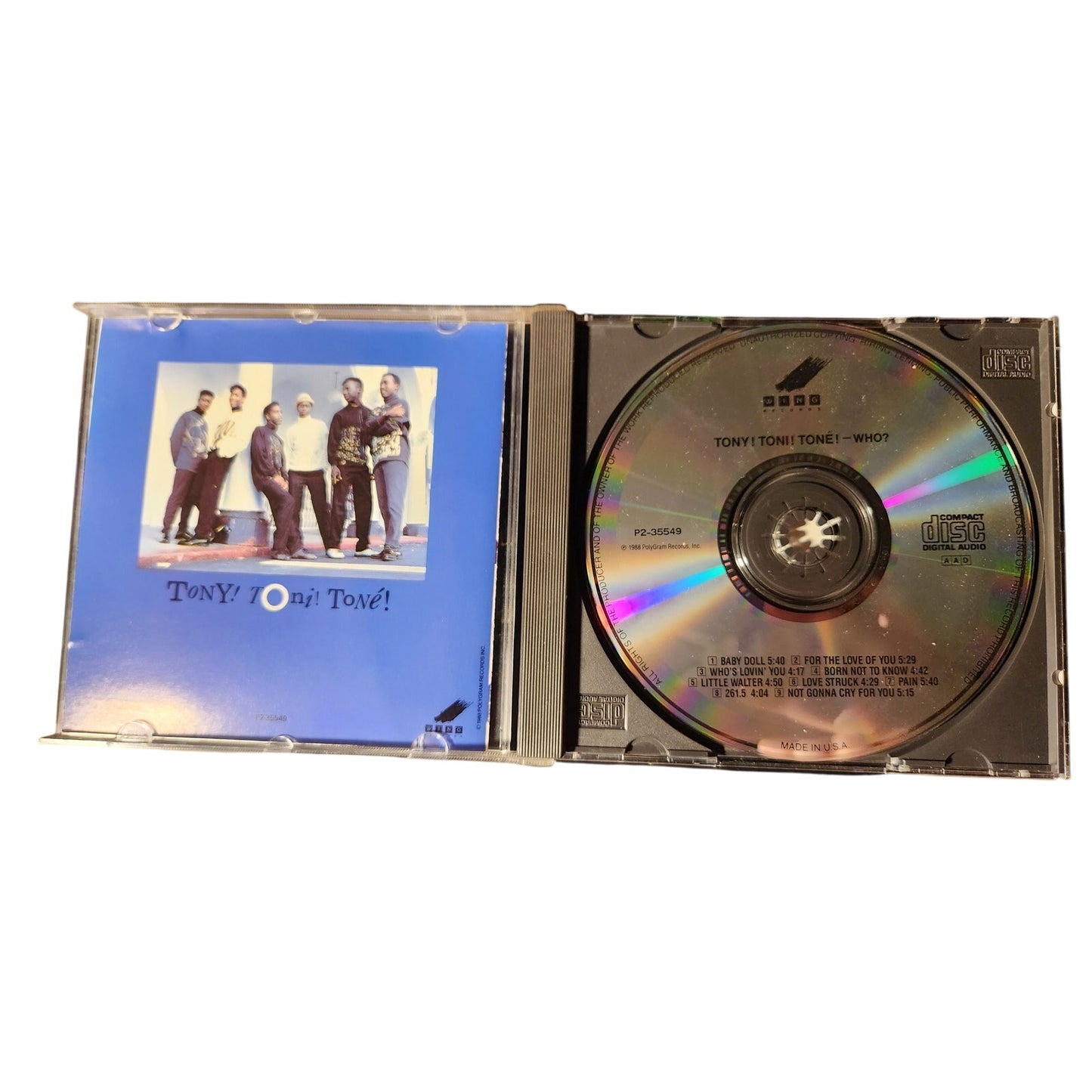 Tony! Toni! Toné! - "Who?" CD Album - SKU 020831424424