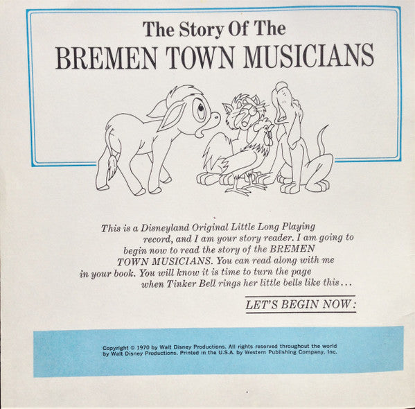 Lois Lane (3), Katie Briggs, Jeromy Stuart : The Story Of The Bremen Town Musicians (7", Pal)