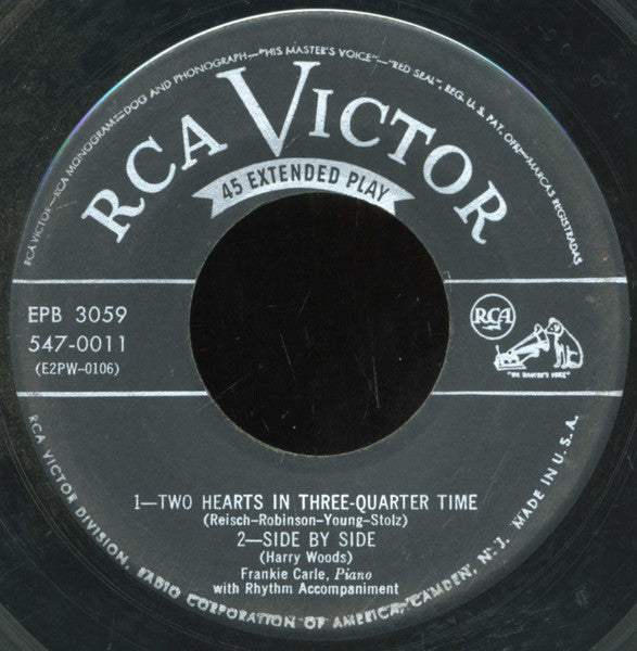 Frankie Carle : For Me And My Gal  (2x7", Album, EP)