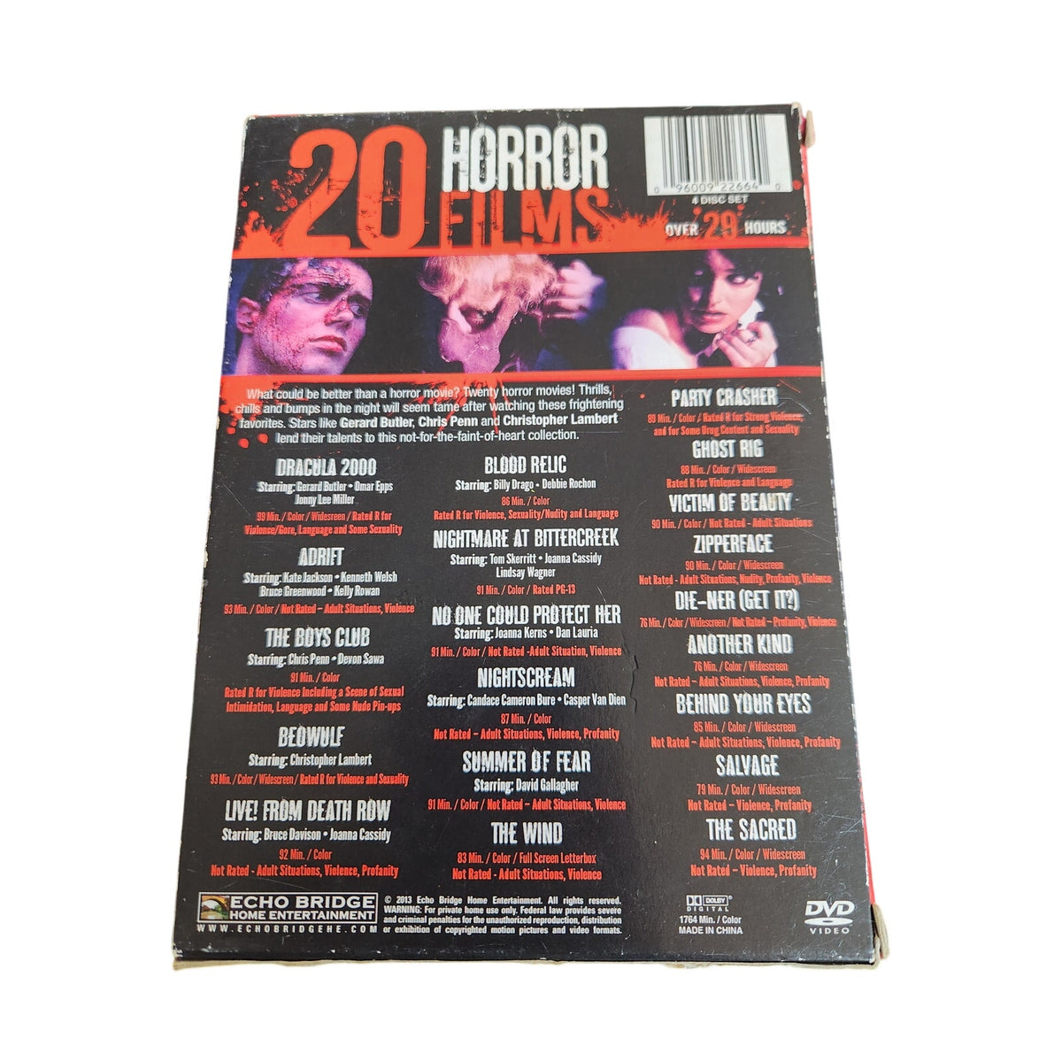 20 Horror Films Collection - DVD Horror Movie Set of 20 films