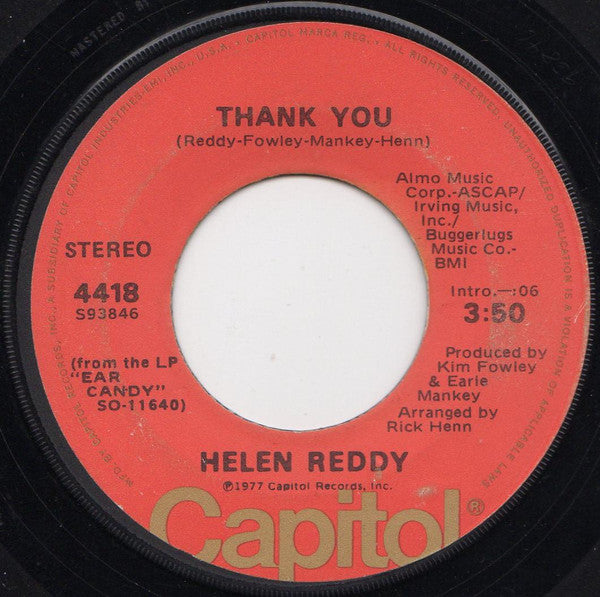 Helen Reddy : You're My World (7", Single)