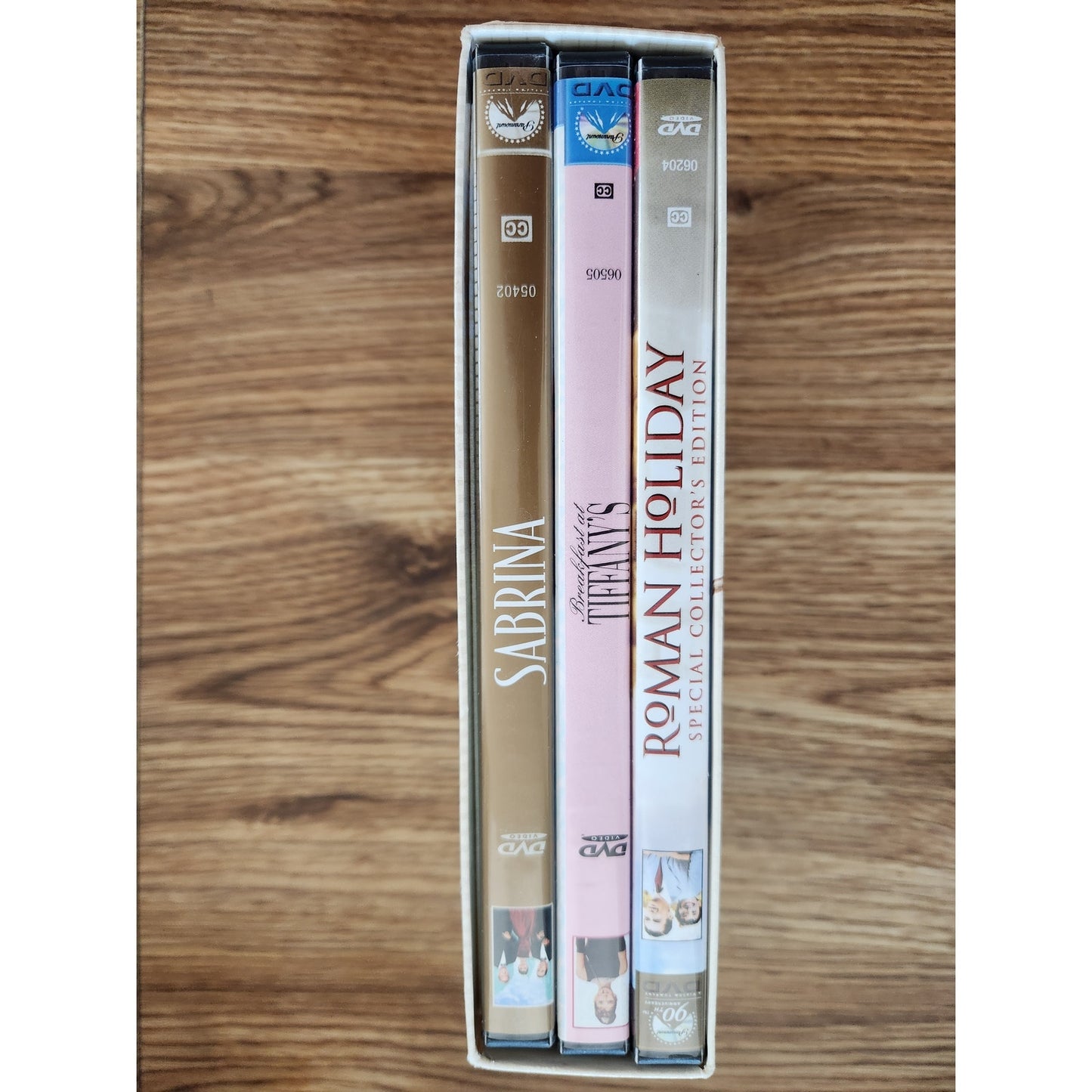 Audrey Hepburn Collection DVD Set - Sabrina, Roman Holiday, Breakfast at Tiffany's