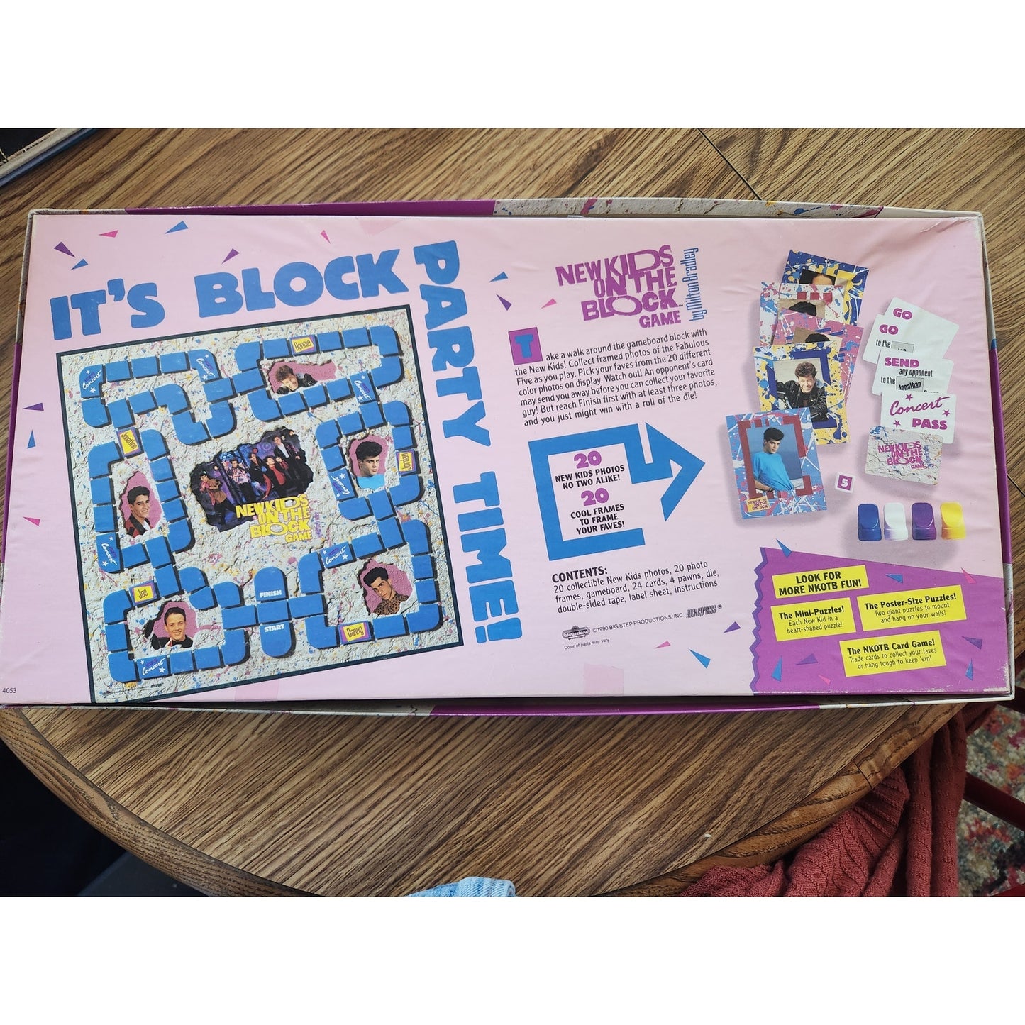 New Kids on the Block Collection – Board Game, Scrapbook, Comics, & Ticket Stubs