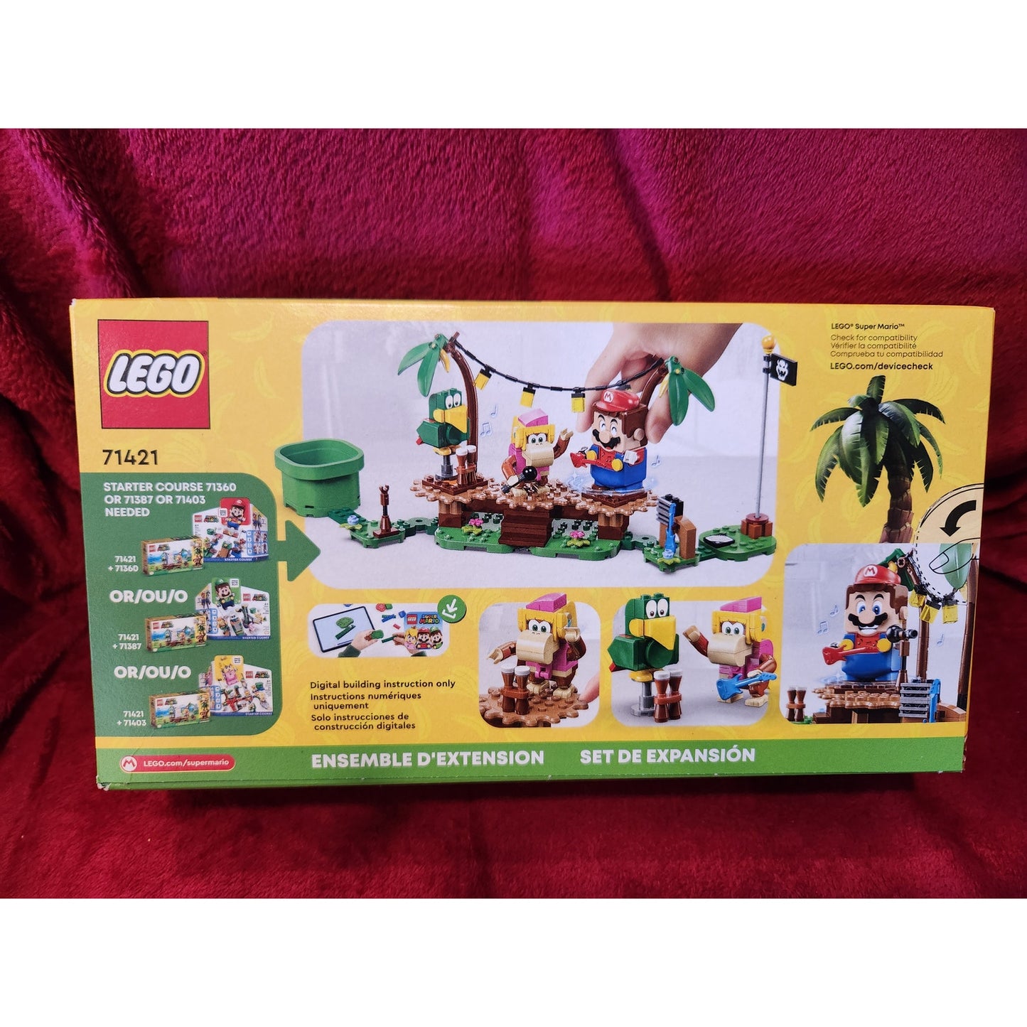 LEGO Super Mario Dixie Kong's Jungle Jam Expansion Set (71421) - Sealed