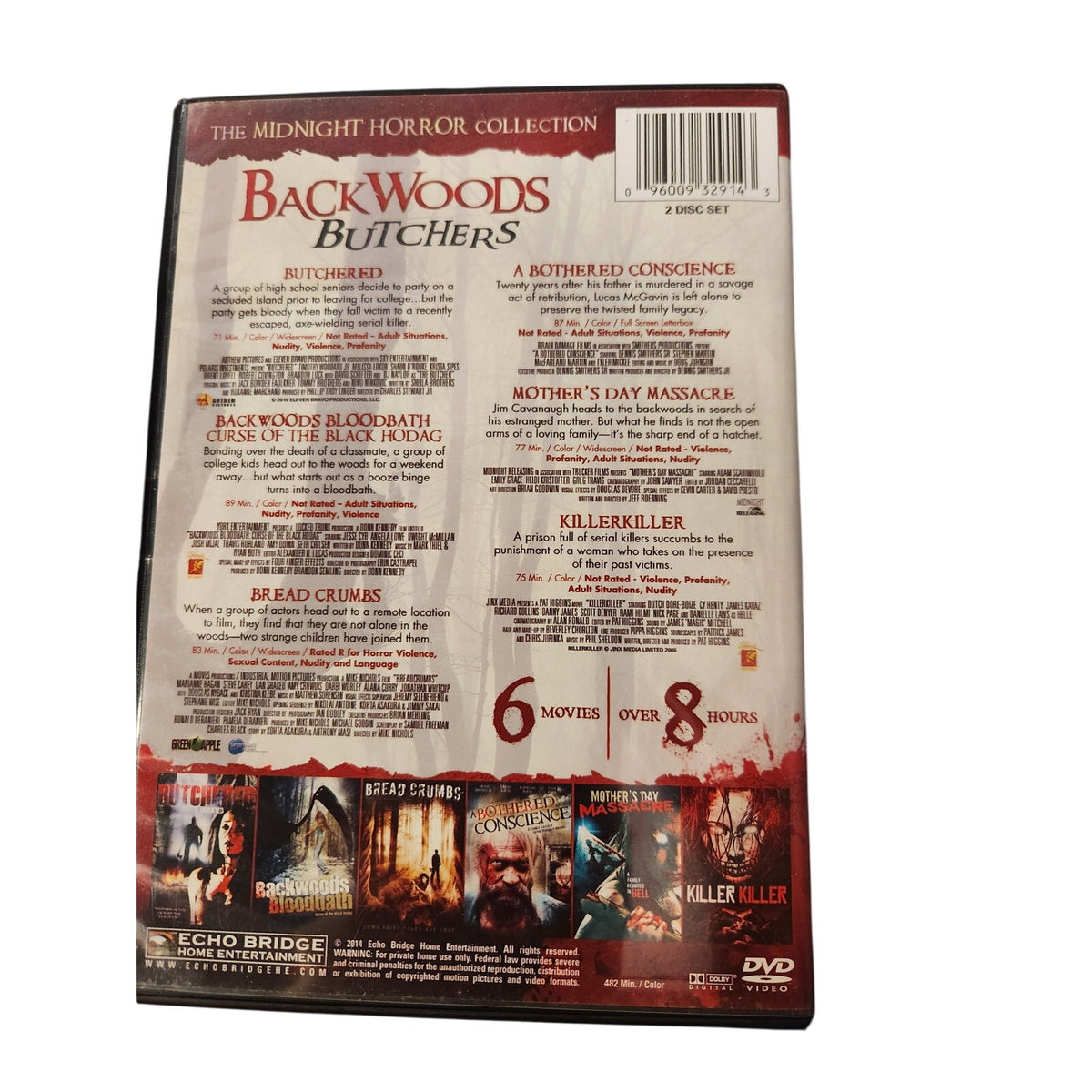 Backwoods Butchers – 6-Movie Horror Collection DVD Set