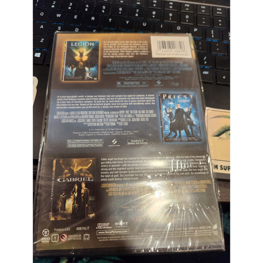 The Fallen Angel 3-Movie Collection - Legion / Priest / Gabriel (DVD) - Sealed Mint