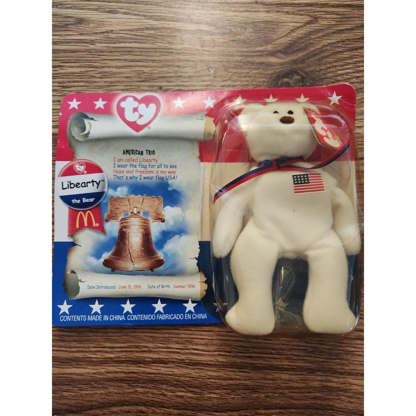 Set of 2 (of 3) Limited Edition McDonald's Beanie Babies (Sealed)