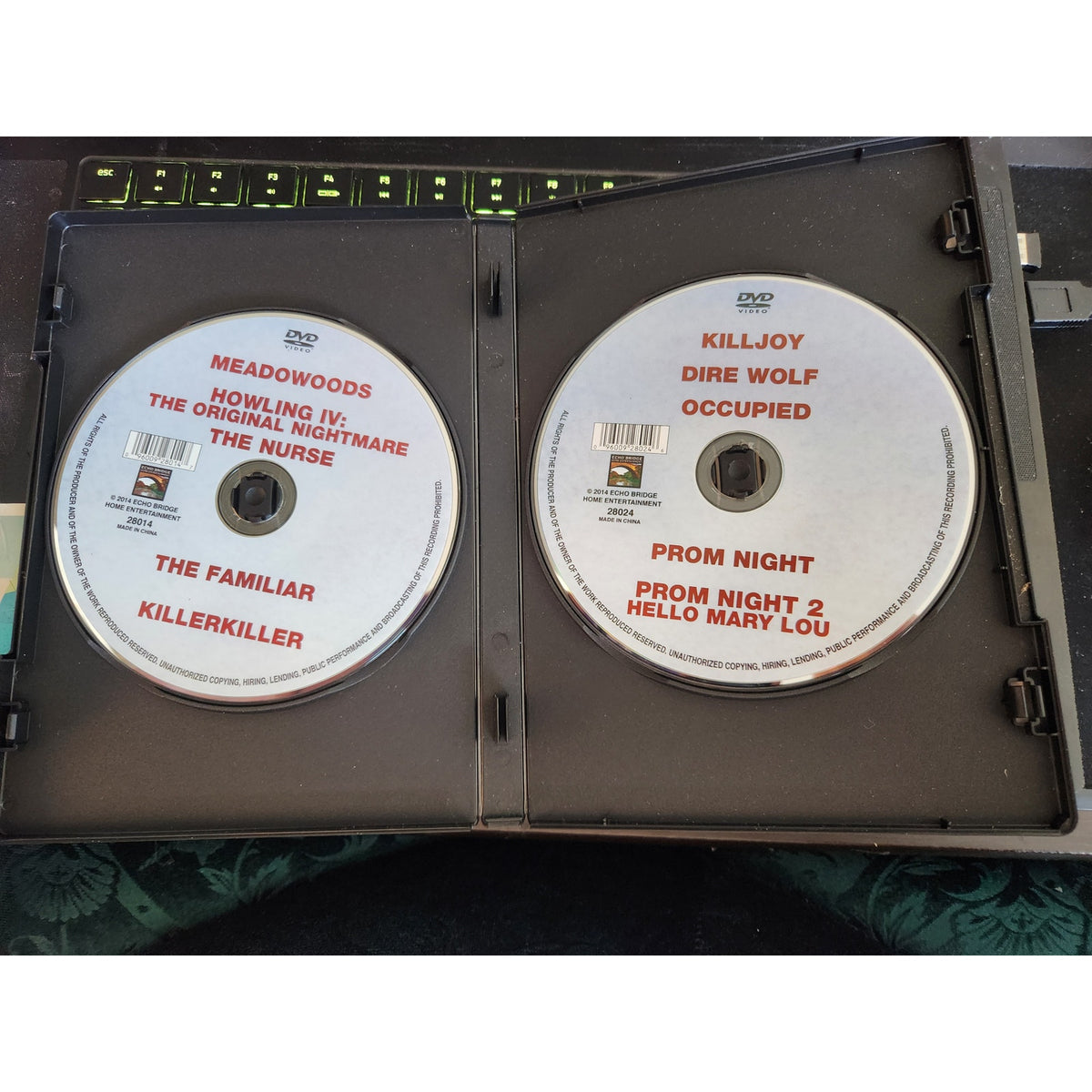 15 Movies Big Box of Horror – 3-Disc DVD Collection