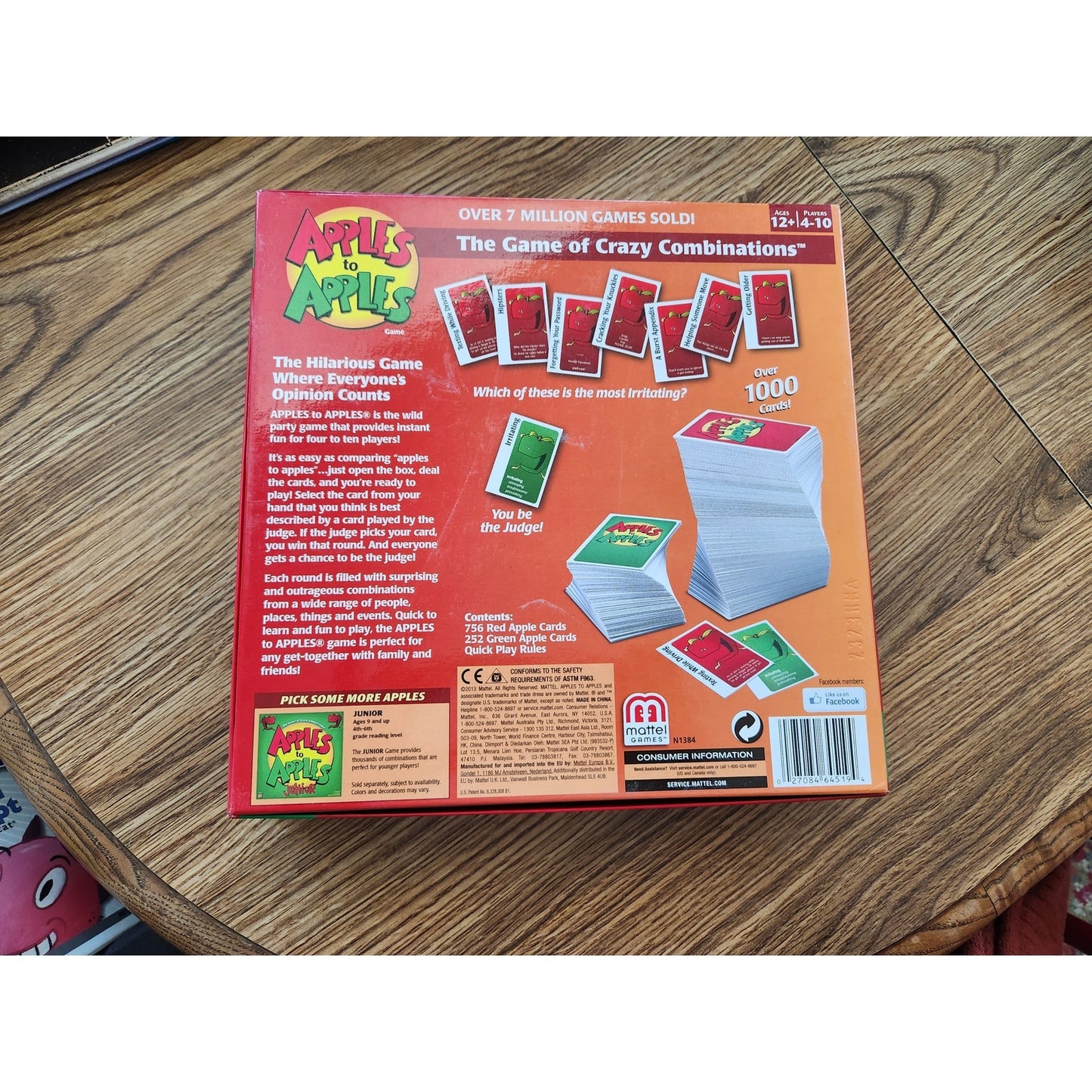 Used Apples to Apples Party Game - Excellent Condition!