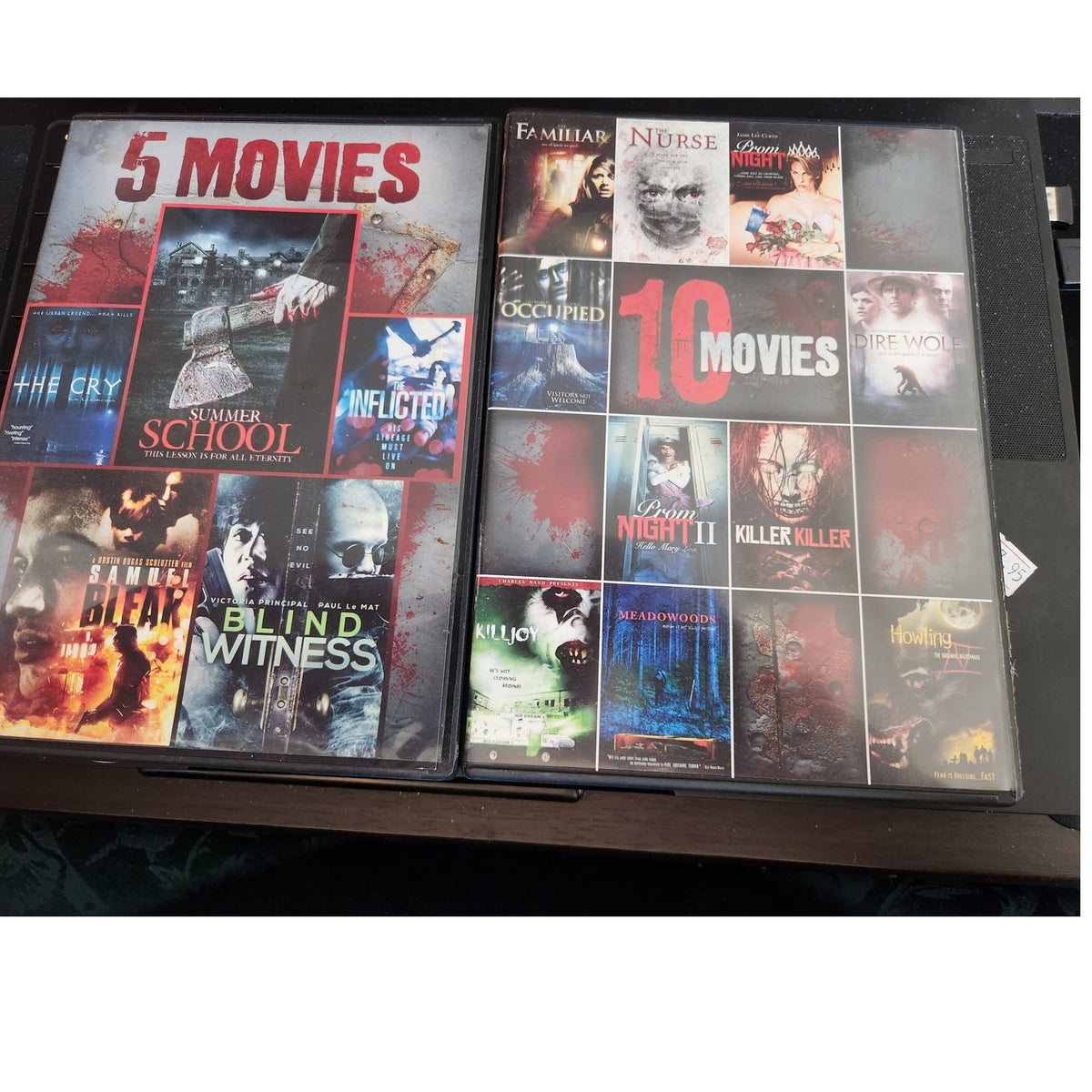 15 Movies Big Box of Horror – 3-Disc DVD Collection
