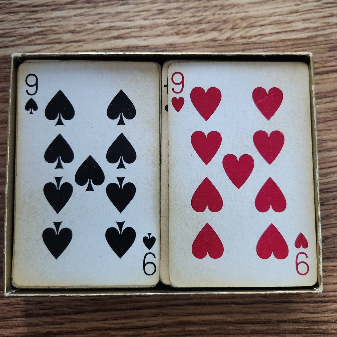 Vintage Arrco Playing Cards - Ballerina & Masked Man Design