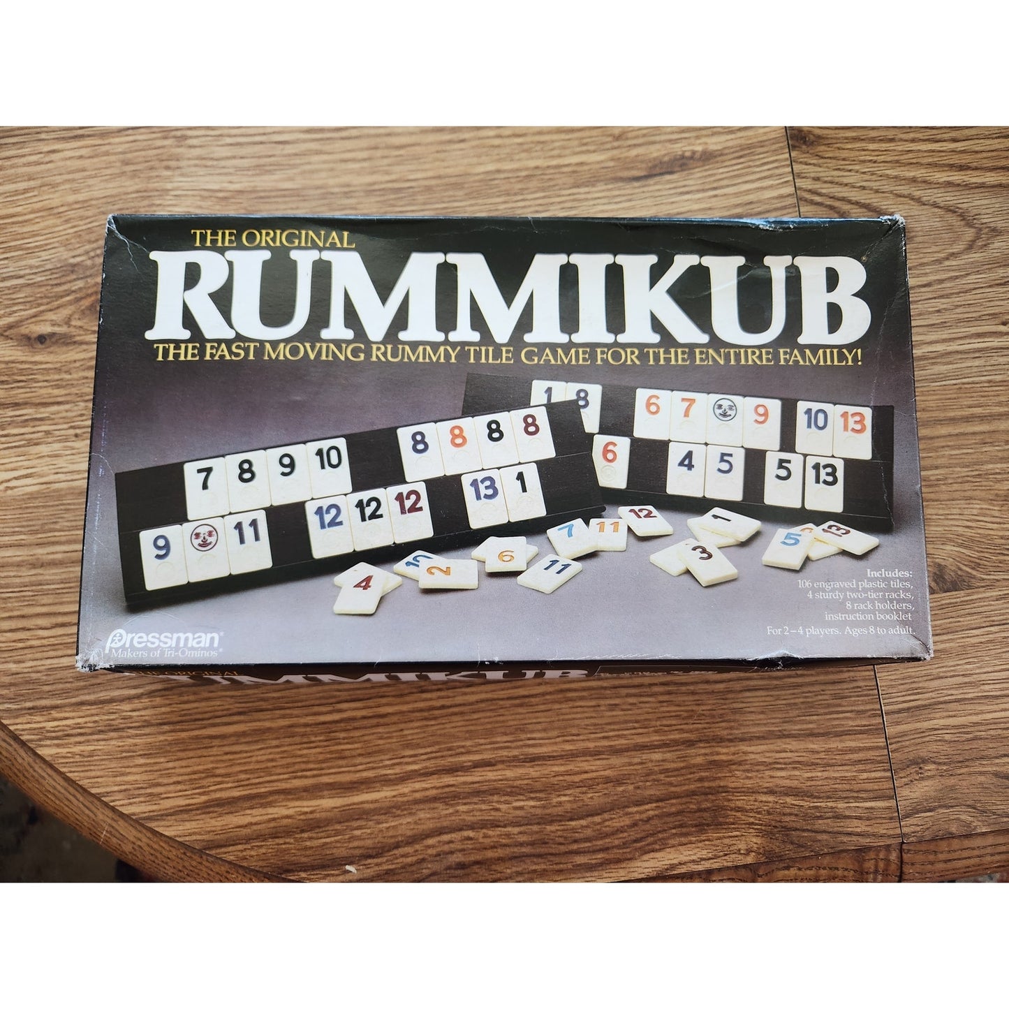 Vintage 1990 The Original Rummikub Board Game (Pressman)