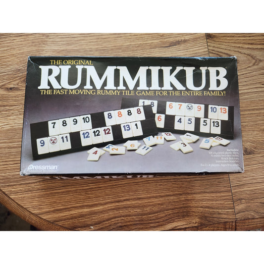 Vintage 1990 The Original Rummikub Board Game (Pressman)
