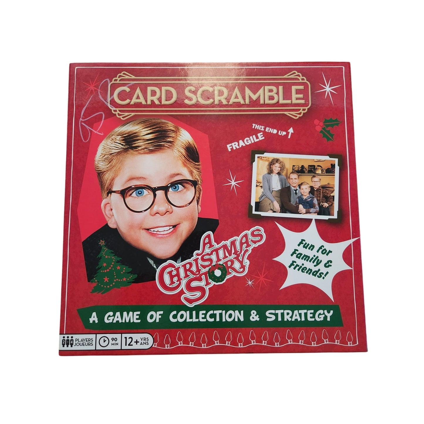 A Christmas Story Card Scramble Board Game - Used Fun Holiday Classic!