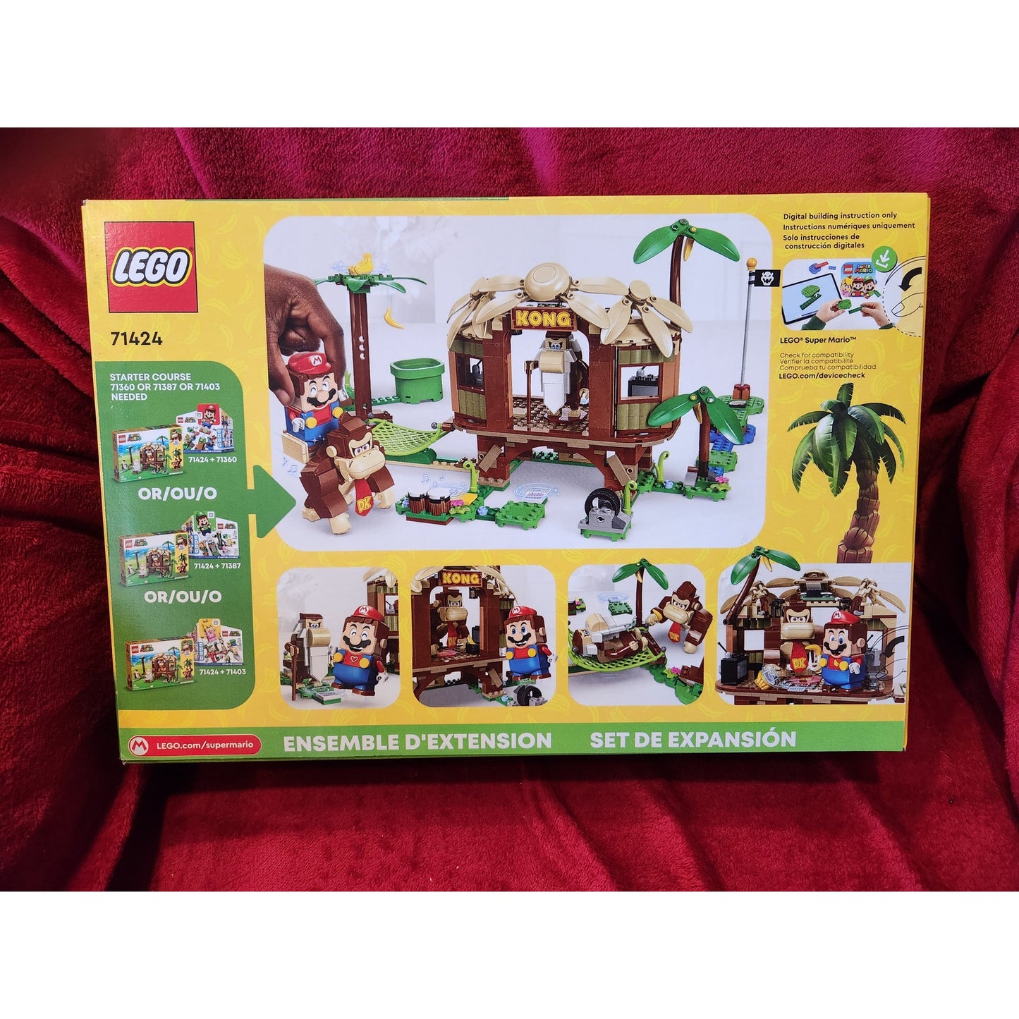 LEGO Super Mario Donkey Kong's Tree House Expansion Set (71424) - Sealed