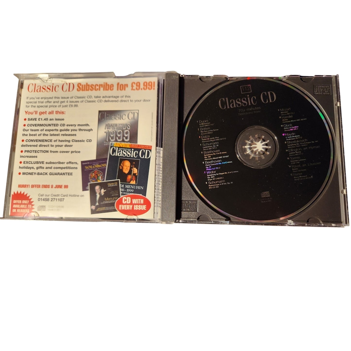 Classic CD #112 - Voices at the Top - Cecilia Bartoli Feature - Rare Collectible