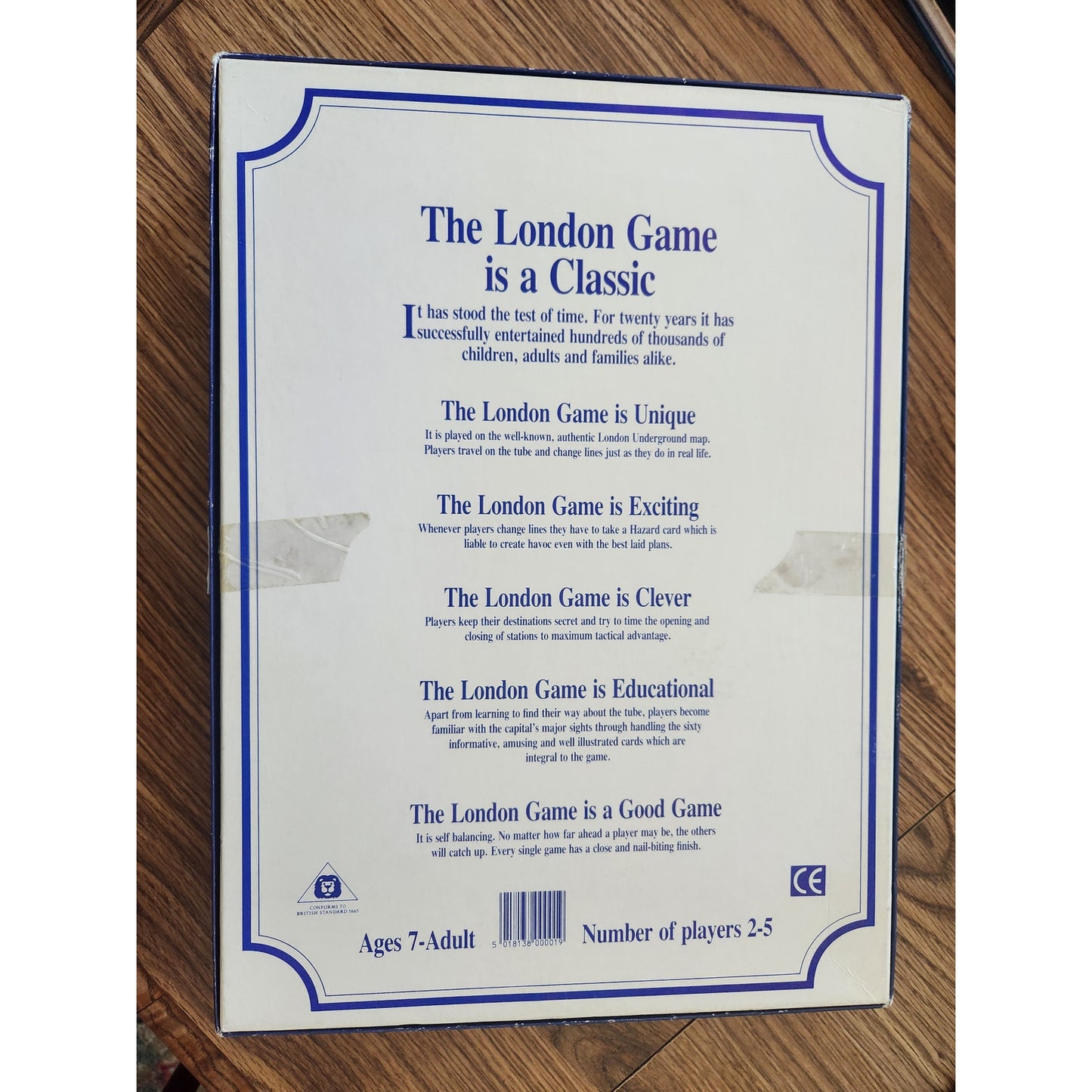 Vintage The London Game - 20th Anniversary Edition! Collector's Find!